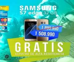 Samsung Galaxy S7 Edge 32Gb Garantía 1 año samsung 4g GRATIS Estuche alta resistencia,