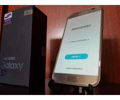 SAMSUNG GALAXY S7 DORADO PERFECTO ESTADO, FACTURA, CAJA