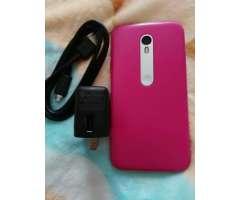 Moto G3 con Cargador