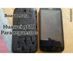 huawei g610 para repuestos TARJETA mala sin bATERIA PRECIO FIJO