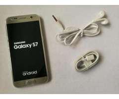 Samsung Galaxy S7 Plata, Como Nuevo, Lib