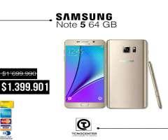 Samsung Note 5 64gb 4g lte, GRATIS vidrio templado y estuche,Nuevos,Libres,Garantía,Factura. 