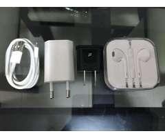 Cargador Y Earphones iPhone Originales