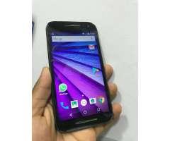 Moto G3 con Factura Y Cargador