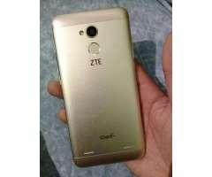 Zte V6 Plus 4g Dorado Original Huella
