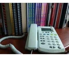 Vendo 2 teléfonos Panasonics Blancos Usados