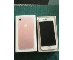 Vendo iPhone 7 de 128gb rosado