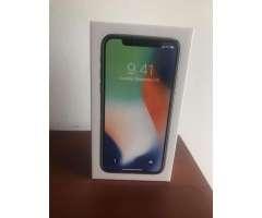iPhone X 256 Gb Nuevo Sellado Silver