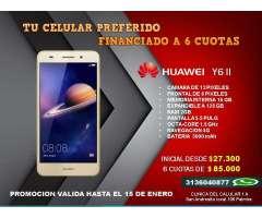 LLEVA TU HUAWEI Y6 II FINANCIADO A 6 CUOTAS
