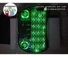 teclados bluetooth mini iluminados