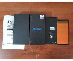 Samsung Galaxy Note 8 Display Quebrado Color Dorado