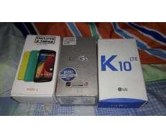 Vendo Cajas de Lg G3 Moto G2 Lg K10 2016