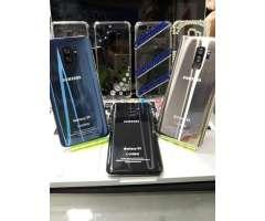Samsung Galaxy s9 plus huella real face ID real