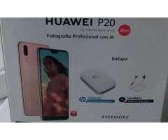 Nuevo Huawei P20 Impresora HP Sprocket Audífonos Bluetooth