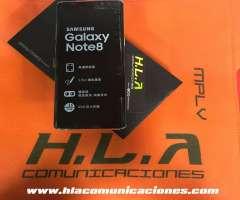 Samsung Galaxy Note 8 64gb &#x2f;128gb Nuevos Factura Garantía Domicilio OBSEQUIO SILICO...