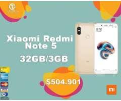 Xiaomi Note 5 3gb 32gb TIENDA FÍSICA VIDRIO TEMPLADO Y ESTUCHE,nuevo. Homologado, sellad...