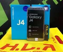 Samsung Galaxy J4 32gb nuevos factura garantia domicilio sin costo HLACOMUNICACIONES