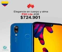 Huawei P20 lite 4Gb 4g, GARANTÍA, INCLUYE Estuches y Vidrio templado,Nuevos. TIENDA F&Ia...