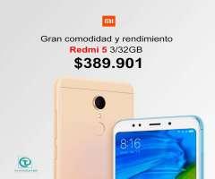 Xiaomi Redmi 5 32GB, TIENDA FÍSICA GRATIS Estuche Vidrio Templ,nuevo, sellado, factura d...
