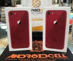 iPhone 8 Red 64Gb nuevos con factura para registro, domicilios sin costo en Bogota disponible p...