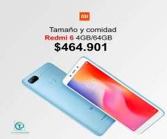 Xiaomi Redmi 6 64GB, TIENDA FÍSICA Estuche Vidrio Templado,nuevo, sellado, factura de co...