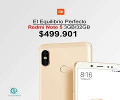 Xiaomi Redmi Note 5 3&#x2f;32GB GARANTÍA, Tienda Física, Incluye Vidrio Templado,...