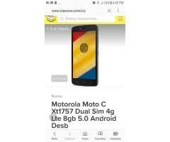 Celular Moto C Te1757 Nuevo