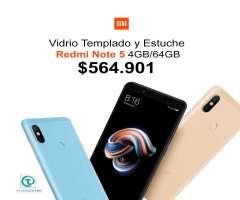 Xiaomi Redmi Note 5 64GB, GARANTÍA, Tienda Física, Incluye Vidrio Templado, Sella...