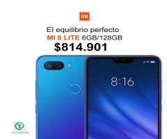 Xiaomi Mi 8 lite 6&#x2f;128gb, TIENDA FISICA, nuevos, sellados, garantia, Homologados, Bienvenidos.