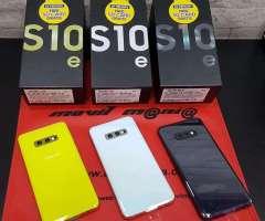 Samsung Galaxy S10e de 128gb nuevos con 1 año de garantia  microsd de 128gb domicilios s...