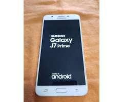 Samsung Galaxy J7 Prime Blanco Huella