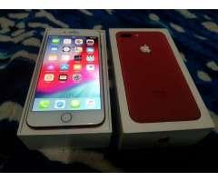 Vendo Cambio iPhone 7 Plus 128gb Rojo