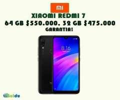 XIAOMI REDMI 7 DE 64 Y 32 GB, NUEVOS, FACTURA, GARANTÍA, DOMICILIO INMEDIATO SIN COSTO, ...