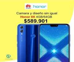 Huawei Honor 8x 64GB, TIENDA FÍSICA, Vidrio Templado, nuevo, homologado, sellado, factur...