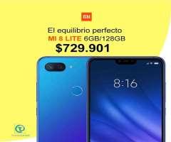 Xiaomi Mi 8 lite 6&#x2f;128gb, TIENDA FISICA, nuevos, sellados, garantia, Homologados, Bienvenidos.