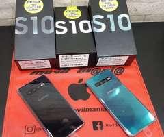 Samsung Galaxy S10 de 128gb nuevos con 1 año de garantia mas micro sd de 128gb s9 s8 plu...