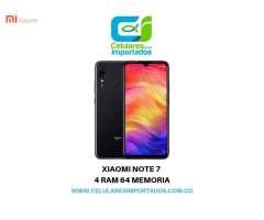 Xiaomi Note 7, 4 Ram 64 Memoria Nuevos Facturados Vidrio Estuche