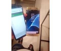 S7 Edge con Detallede Pantallafuncional