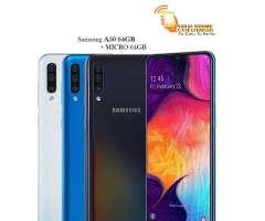 Samsung A50 64gb Triple Camara SD 64gb Nuevo Con factura Garantia