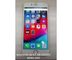 Vendo iPhone 6S de 64 Gb Usado No Cambio