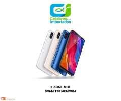 Xiaomi mi8 6Ram 128 Mem Nuevos En Caja Factura Legal Domicilios