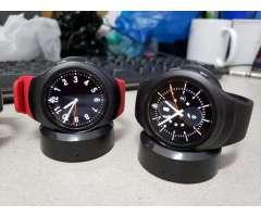 Smartwatch Samsung Gear S2 sport, versión con altavoz  cargador inalambrico, perfecto