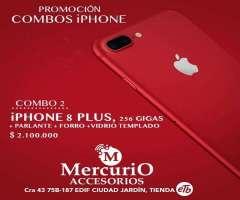 COMBO IPHONE 8 PLUS 256 gigas