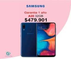 Samsung Galaxy A20 32gb, nuevos, originales, Garantia 1 año Samsung, TIENDA FISICA, los ...