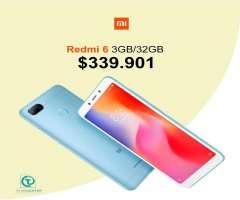 Xiaomi redmi 6 3GB&#x2f;32Gb Huella, doble camara, nuevos, sellados, originales, TIENDA FISICA.