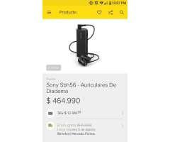 Promocion Auriculares Sony Sbh56 Nuevos