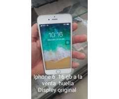 iPhone 6 de 16 Gb Huella. Original