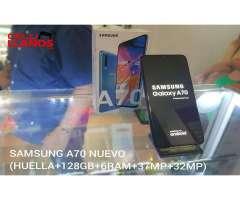 OFERTA - SAMSUNG A70 AZUL NUEVO