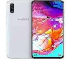 SAMSUNG A70 NEGRO - AZUL - BLANCO