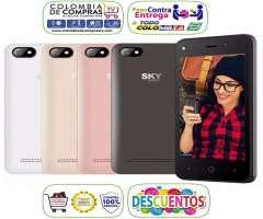 Smartphone 4G SKY Platinum 4.0 QuadCore DualCam 5Mpx DD 4GB DualSim Bluetooth Android 6 Nuevos ...